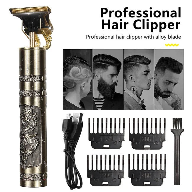 T9 Hair Cutting Machine Hair Clippers Rechargeable Beard Shaver