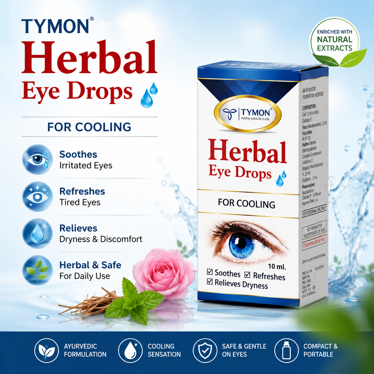 Tymon™ Herbal Eye Drops