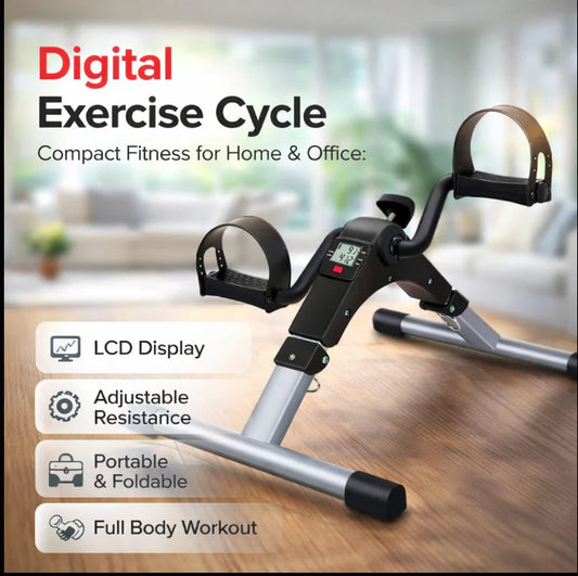 Portable Exercise Cycle | Home & Office Fitness Bike