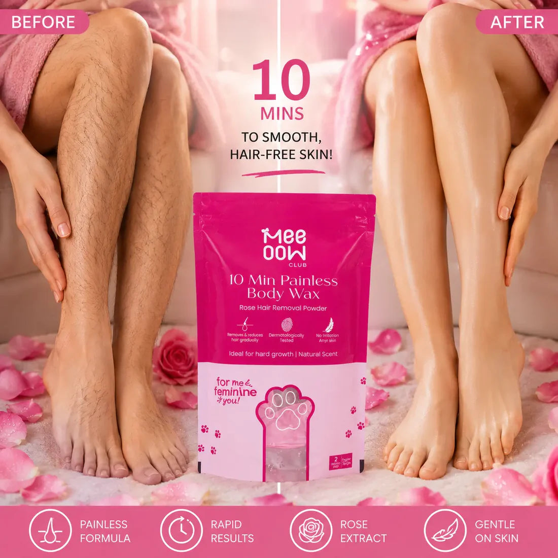 MEE OOW™ Fast & Painless Hair Removal Powder