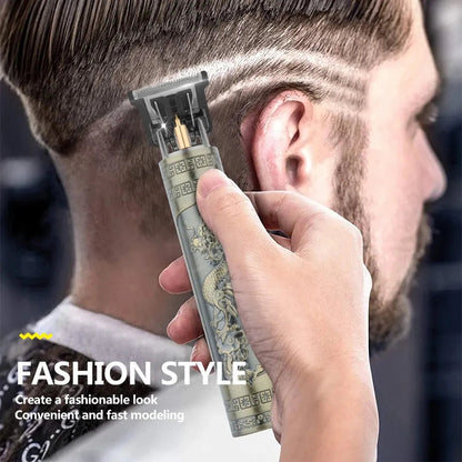 T9 Hair Cutting Machine Hair Clippers Rechargeable Beard Shaver
