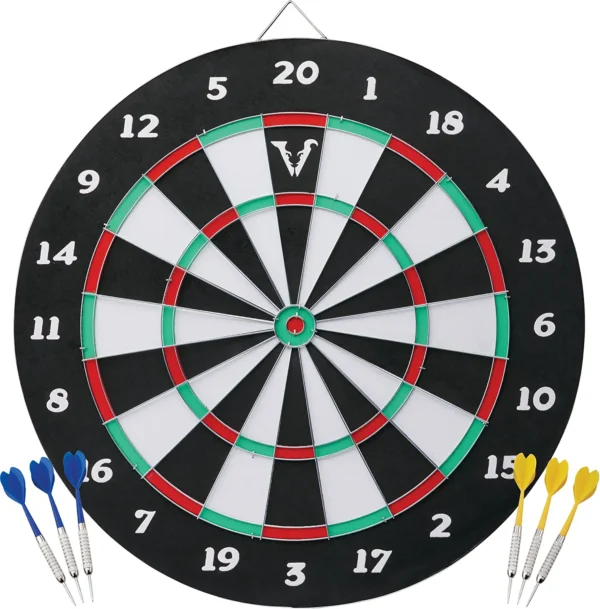 Viper Double Play 2-in-1 Baseball Dartboard with Darts